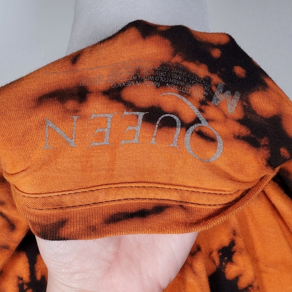 Queen Band Graphic Tee Reverse Tiedye Custom Piece - Picture 8 of 8